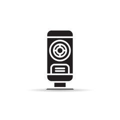 loudspeaker, amplifier and stereo icon vector