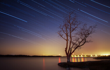 sunset over the river © Sieku Photo
