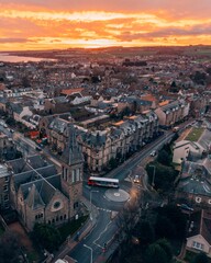 St Andrews, Scotland from an aerial perspective