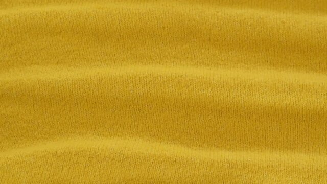 Yellow woolen cloth, soft cozy fabric  in trendy color

