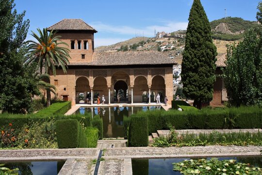 palacio nazar&iacute; en  Granada