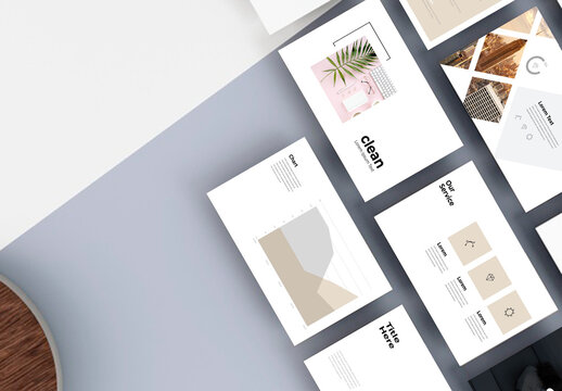 Clean Digital Presentation Layout