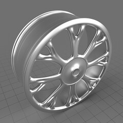 Car wheel rim