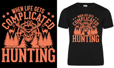 hunting t shirt design
