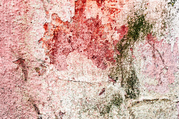 Texture of a concrete wall with cracks and scratches which can be used as a background
