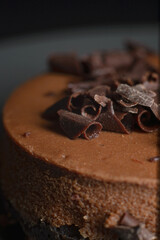 chocolate cheesecake