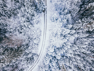Winter von oben 