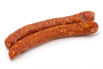 Frisch zubereitete Würstchen aus Schweinefleisch: 