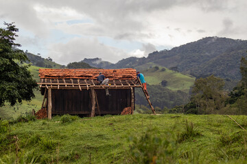 house in the mountains