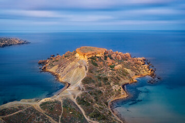 Riviera Beach in Malta, taken in November 2020