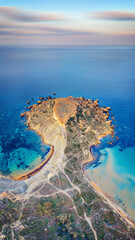 Riviera Beach in Malta, taken in November 2020