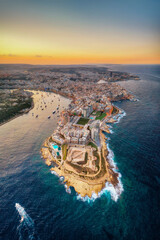 Valletta, Malta during Sunset, taken in November 2020