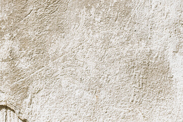 Grey old rusty plastered wall background