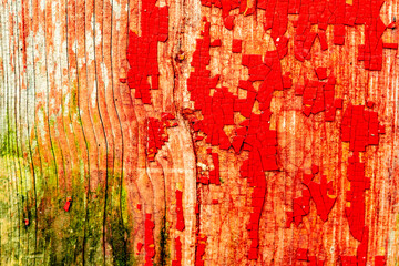 Wooden texture with scratches and cracks. It can be used as a background