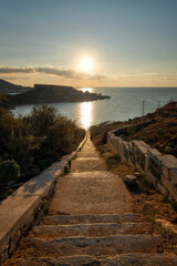 Riviera Beach in Malta, taken in November 2020