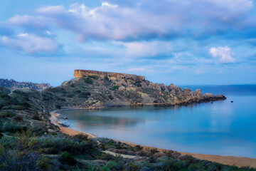 Riviera Beach in Malta, taken in November 2020