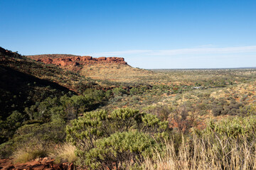 Desert view in the Australian outback