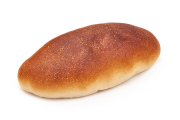 Freshly baked buns, isolated on white background