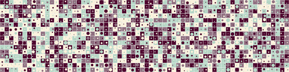 Abstract Geometric Pattern generative computational art illustration