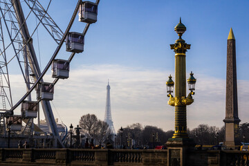 Fototapeta na wymiar Place of the concorde in Paris