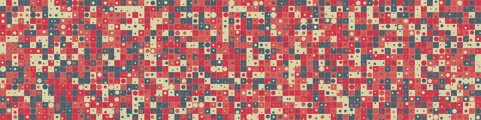 Abstract Geometric Pattern generative computational art illustration