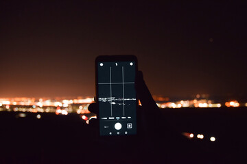 night view of the city