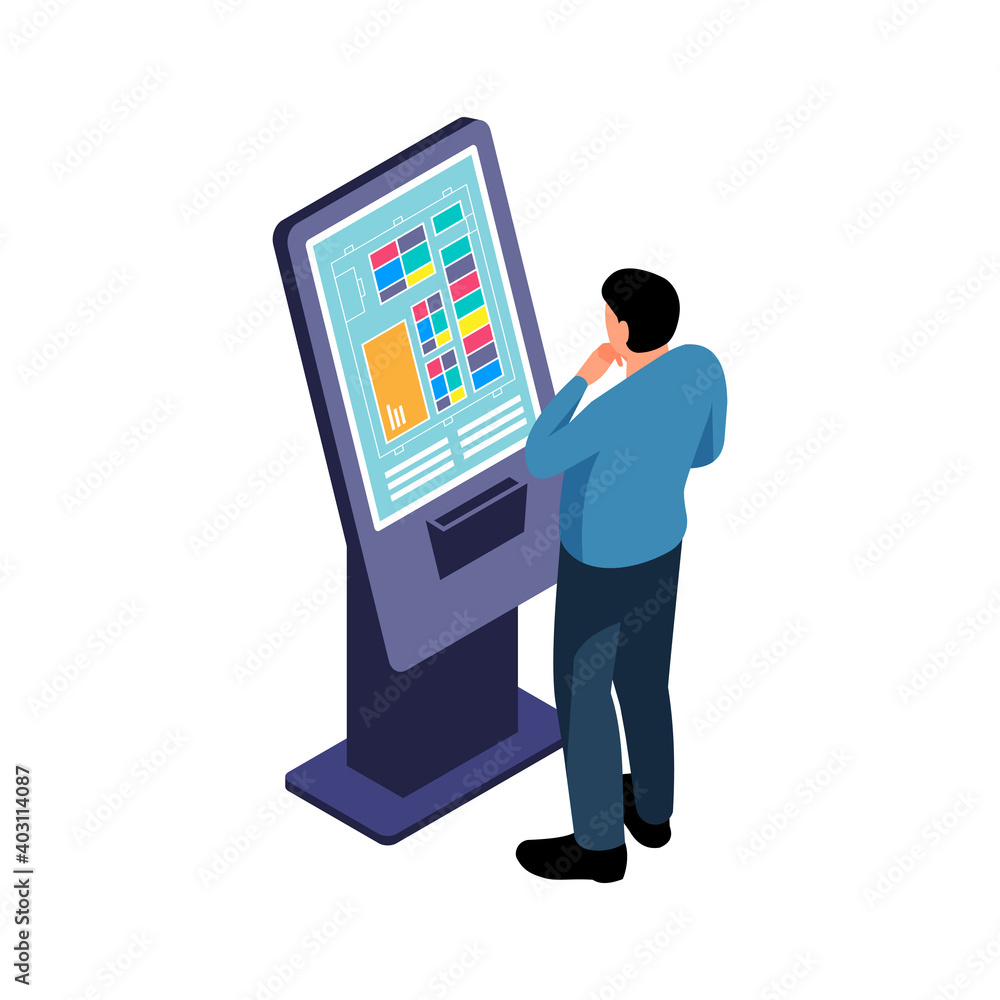 Poster interactive terminal icon