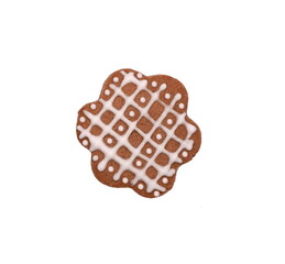 gingerbread isolated on white background