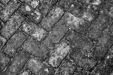 Black White Sidewalk Bricks Garden District New Orleans Louisiana