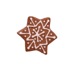 gingerbread isolated on white background