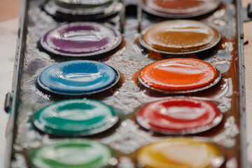 Using Watercolor Paint