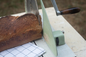  old cutting machine in the kitchen