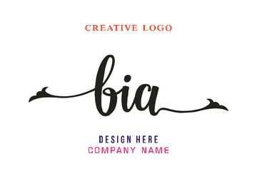 BIA lettering logo is simple, easy to understand and authoritative