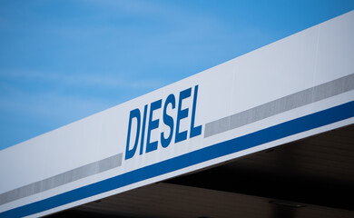 Diesel Gas Sign