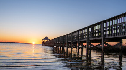 Obraz premium Kitty Hawk Sunrise