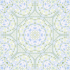 Abstract seamless pattern with geometric elements structure.