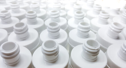 Plastic bottle made from production line in factory