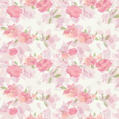 abstract digital flower design pattern on     background