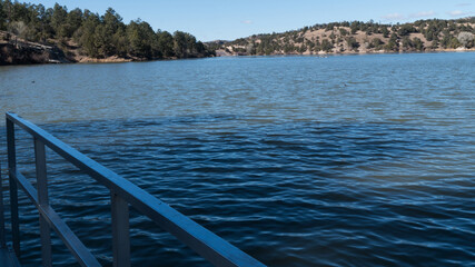 A View from the dock, Lake Roberts.