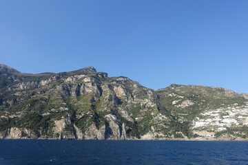 Naklejka premium Landscape photo taken at Positano Beach, Italy