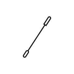 Cotton swab icon design. vector illustration