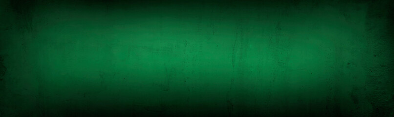 Fototapeta na wymiar Empty dark green grunge cement wall textured backgrouds