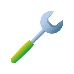 home remodeling repair tool wrench icon design vector