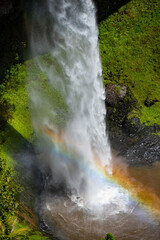 Fototapeta na wymiar Bridal Veil Falls, Raglan, Waikato, New Zealand