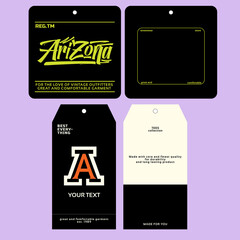 Design Hang Tag Label Vector Background