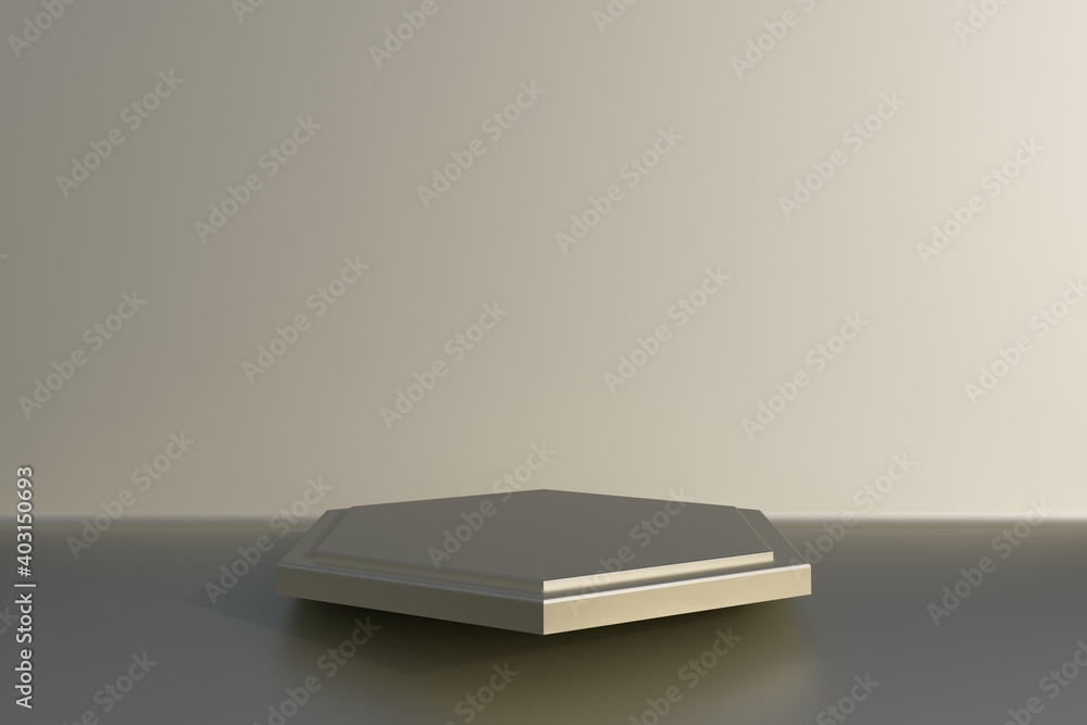 Poster abstract background, scene for product display. 3d rendering