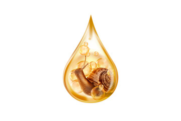 snail serum concept for beauty product