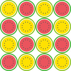 フルーツ パターン スイカ A