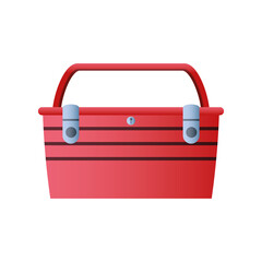home remodeling toolbox equipment icon design vector