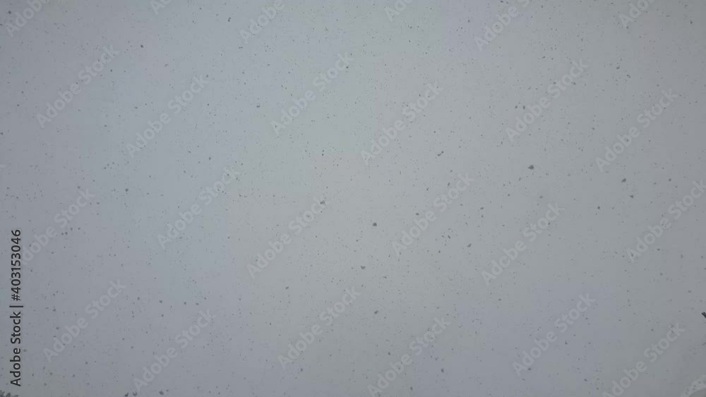 Poster huge snowflakes falling from the sky. white snow flakes flying in the air. snowing in the winter. he